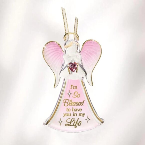 Glass Baron Other - Glass Baron Angel "I'm Blessed" Ornament in Gift Box
